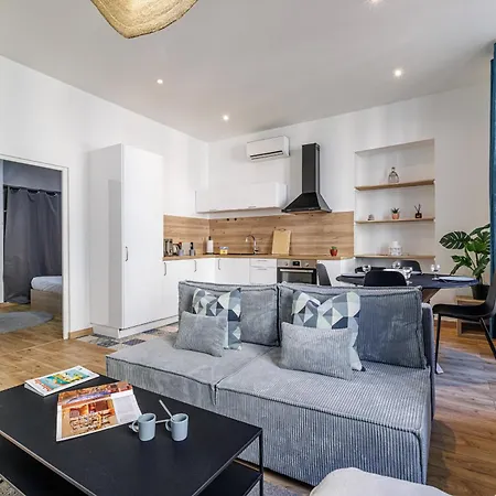 37 Massena - Magnifique 3p Moderne - Zone Pietonne - Climatise * 尼斯